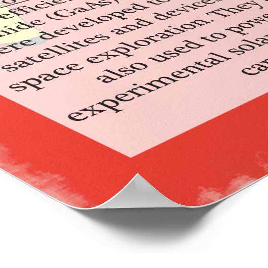 34砒素(as)周期表 ポスター (角)