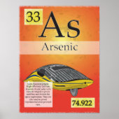 34砒素(as)周期表 ポスター (正面)
