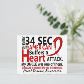 34秒ごとの叔父上ハート病/攻撃 ポストカード (スタンド正面)