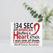 34秒ごとの私のハート病/攻撃 ポストカード (スタンド正面)