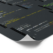 34言語のHello World ポスター (角)