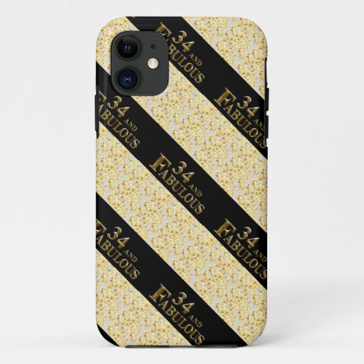 34誕生日 Case-Mate iPhoneケース (裏面)