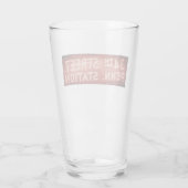 34通りニューヨークNYタイル駅の標識 タンブラーグラス (裏面)