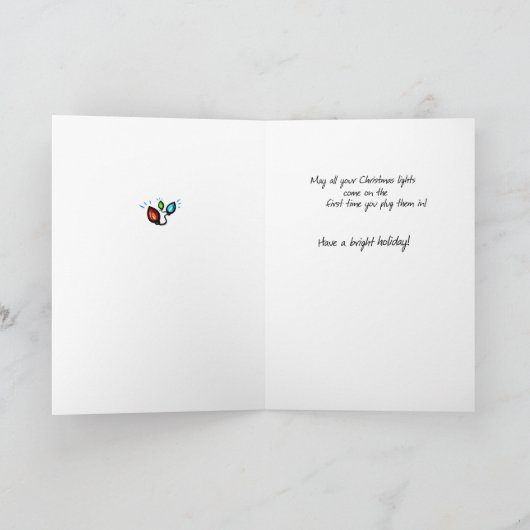 3404人の兄弟のユーモアのあるな休日の願い シーズンカード (内部)