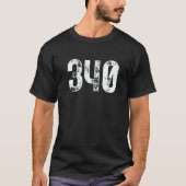 340 Area Code Virgin Islands Mobile Telephone Area Tシャツ (正面)