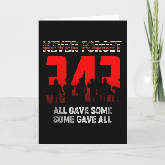 343消防士ネバーシャ忘れツ9 11 21st カード (正面)