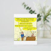 347時間管理カラーマンガのクラス ポストカード (スタンド正面)