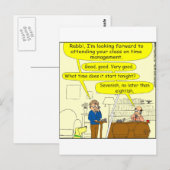 347時間管理カラーマンガのクラス ポストカード (正面/裏面)