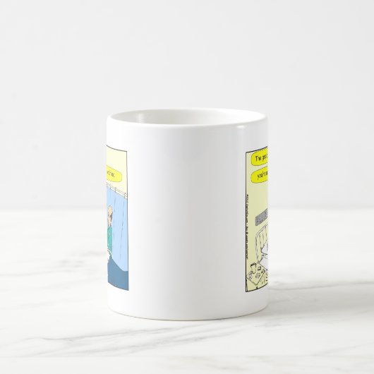 348もはや心気症色の漫画 コーヒーマグカップ (中央)