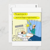 348もはや心気症色の漫画 ポストカード (正面/裏面)