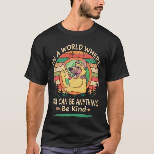 34 あなたは何にでもなれる世界で 優しくあれ Ge Tシャツ (正面)