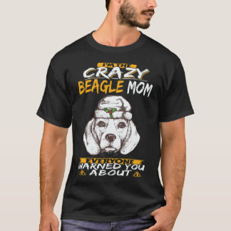 34 クレイジービーグルママ ビーグル Tシャツ