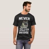 34 ジャーマンシェパード好きじゃない男を信用するな Tシャツ (正面フル)