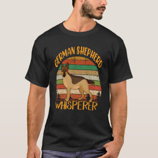34 ジャーマンシェパード ウイスパー ジャーマンシェパード Tシャツ