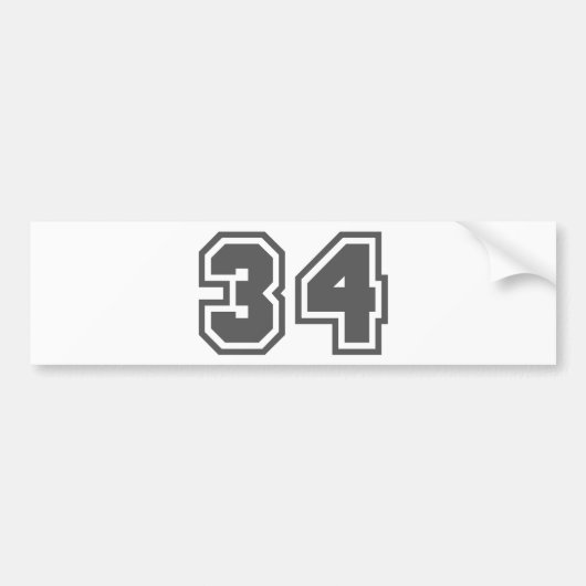 34 バンパーステッカー (正面)