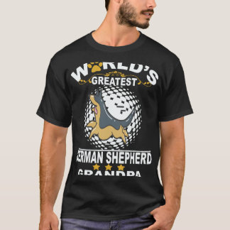 34 世界で一番すごいジャーマンシェパードのおじいちゃん ドイツ Tシャツ