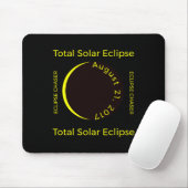 #34;eclipse chaser#34; Total 太陽の Eclipse Aug 201 マウスパッド (マウス)