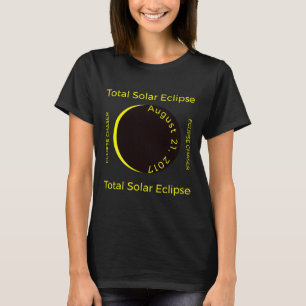 #34;eclipse chaser#34; Total 太陽の Eclipse Aug 201 Tシャツ