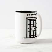 34 for 45 ツートーンマグカップ (正面右)