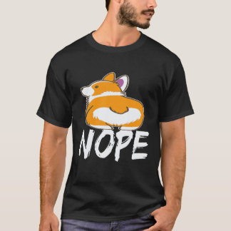 34 Nope - コーギー Tシャツ