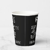 34th Birthday Party:アールデコスタイル+名前をカスタムする 紙コップ (右)