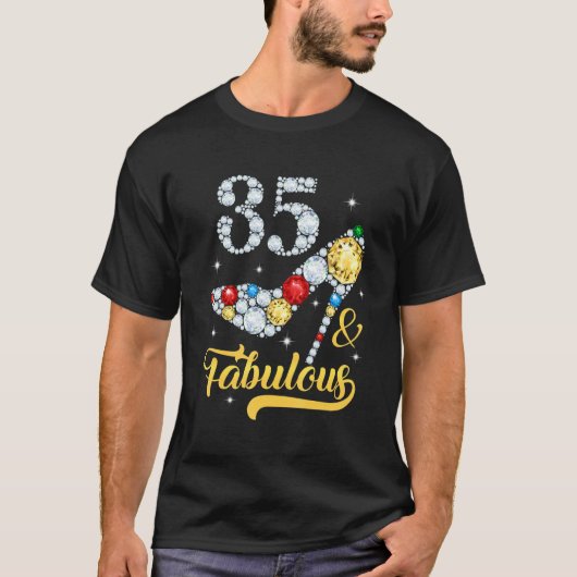 35と素晴らしい35th誕生日ハイヒールシューズ35アイ tシャツ (正面)