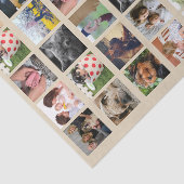 35の写真のコラージュ 薄葉紙 (詳細)