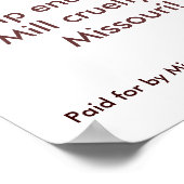 35インチx 35インチ – YES! Prop Bポスター ポスター (角)