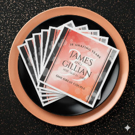 35エレガントthコーラル結婚ズ記念お祝い