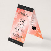 35エレガントthコーラル結婚ズ記念お祝い (正面)