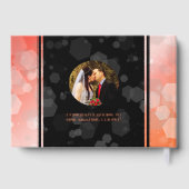 35エレガントthコーラル結婚ズ記念お祝い ゲストブック (裏面)