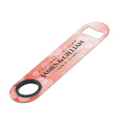 35エレガントthコーラル結婚ズ記念お祝い スピード栓抜き (正面アングル)