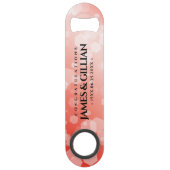 35エレガントthコーラル結婚ズ記念お祝い スピード栓抜き (正面)