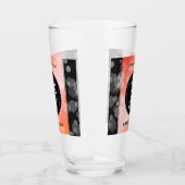 35エレガントthコーラル結婚ズ記念お祝い タンブラーグラス (左)