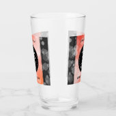 35エレガントthコーラル結婚ズ記念お祝い タンブラーグラス (右)