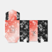 35エレガントthコーラル結婚ズ記念お祝い フェイバーボックス (折り畳みなし)