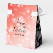 35エレガントthコーラル結婚ズ記念お祝い フェイバーボックス (裏面サイド)