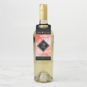 35エレガントthコーラル結婚ズ記念お祝い ボトルネックタグ (ボトル)