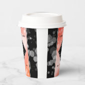 35エレガントthコーラル結婚ズ記念お祝い 紙コップ (左)