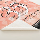 35エレガントth Coral結婚's Anniversary シェルパブランケット (3/4)