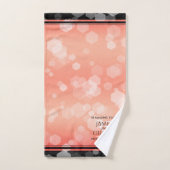 35エレガントth Coral結婚's Anniversary バスタオルセット (ハンドタオル)