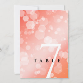 35エレガントth Coral結婚's Anniversary 招待状