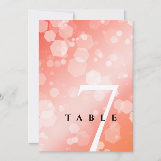 35エレガントth Coral結婚's Anniversary 招待状 (正面)