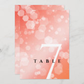 35エレガントth Coral結婚's Anniversary 招待状 (正面/裏面)