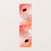 35エレガントth Coral 結婚's Anniversary Table Card (内部フラット)