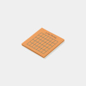 35デイトラッカーオレンジ色付箋 ポストイット (アングル)