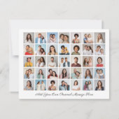 35フォトコラージュ自分の挨拶を追加 シーズンカード (正面)