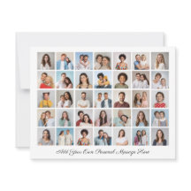 35フォトコラージュ自分の挨拶を追加