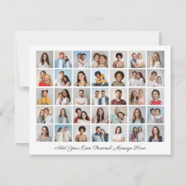 35フォトコラージュ自分の挨拶を追加 シーズンカード