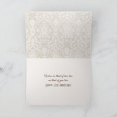 35周年ダマスクのスクラップブック カード (内部)